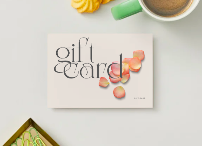 Gift Cards Rose Petals