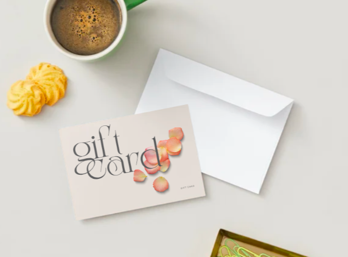Gift Cards Rose Petals