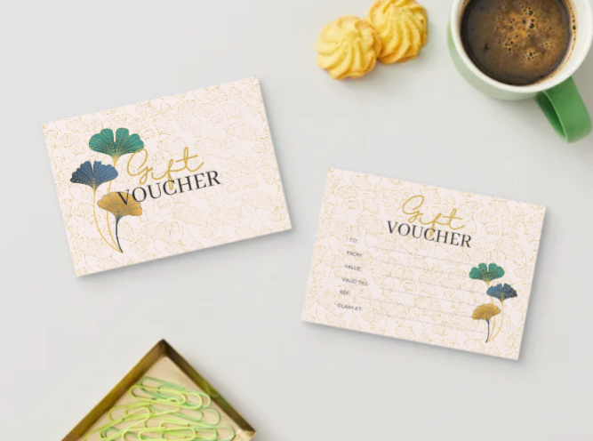 Gift Cards Ginkgo Leaf