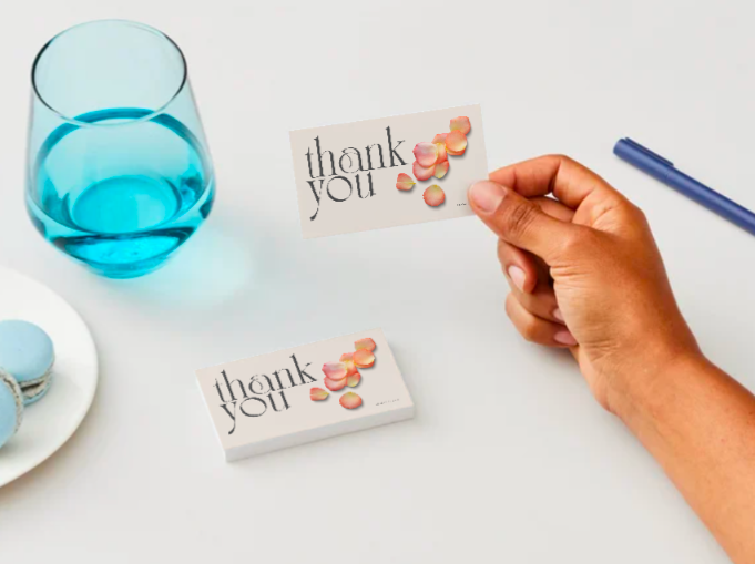 Loyalty Cards Rose Petals